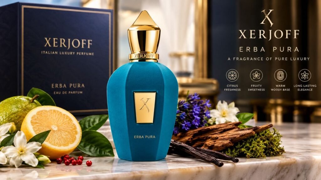 Xerjoff Erba Pura luxury perfume bottle