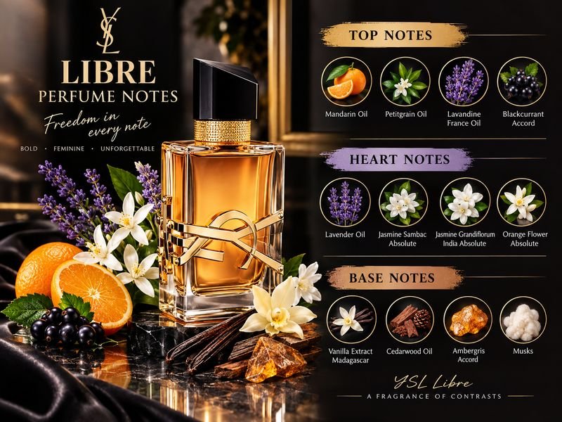 YSL Libre Perfume lavender fragrance notes