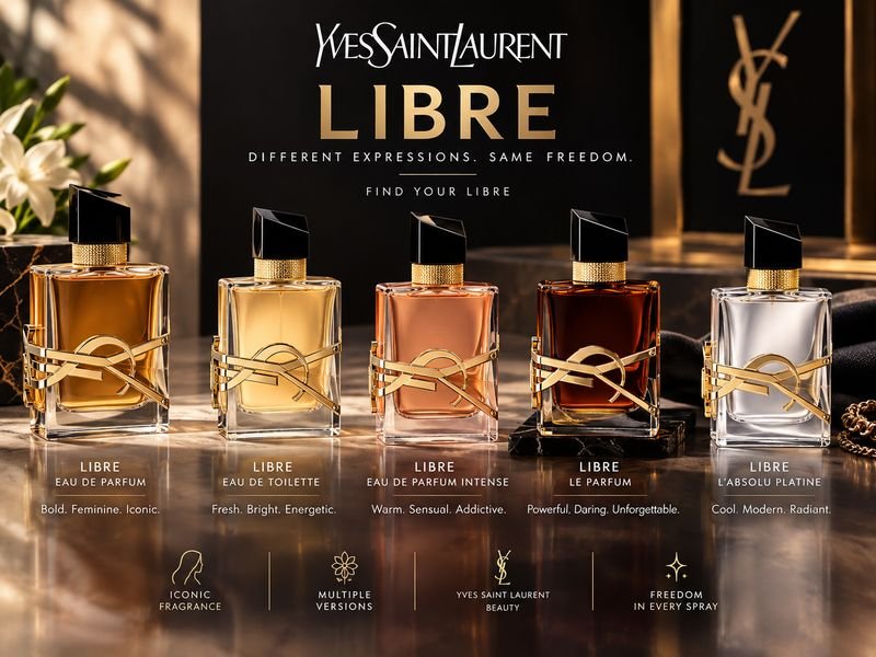 YSL Libre Perfume collection and fragrance variations