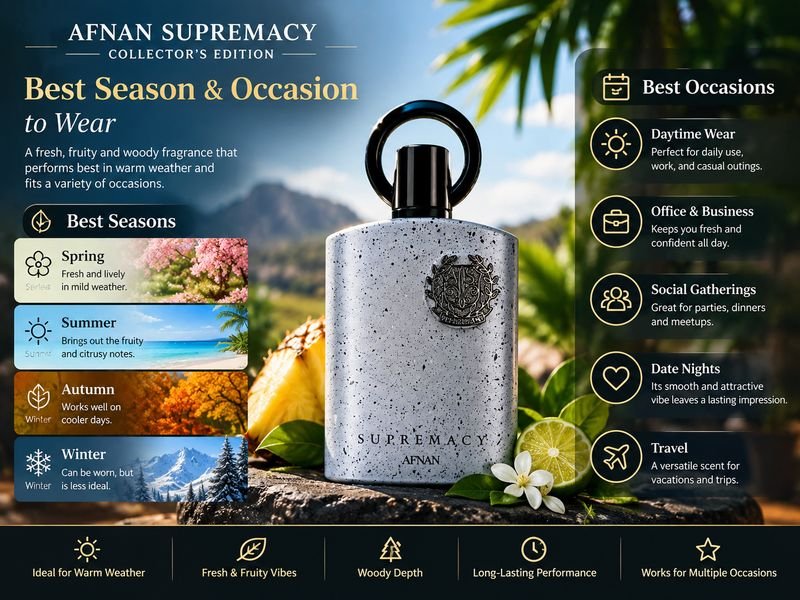 Afnan Supremacy Collector's Edition for spring and summer wear
