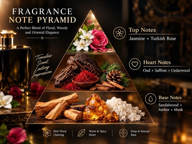 Asdaaf Salamah fragrance notes pyramid