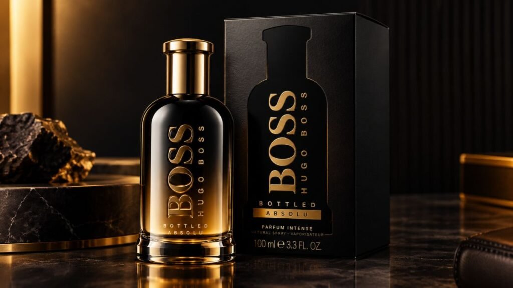 Boss Bottled Absolu bottle and box