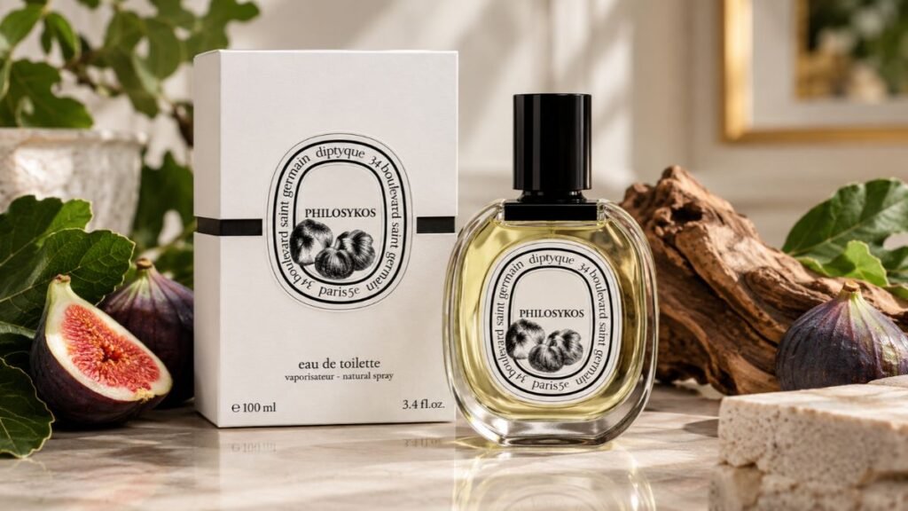 Diptyque Philosykos fragrance bottle and box