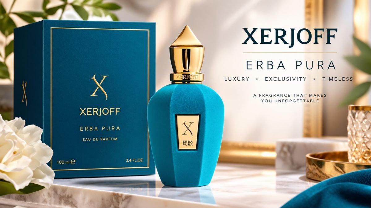 Erba Pura perfume bottle and box