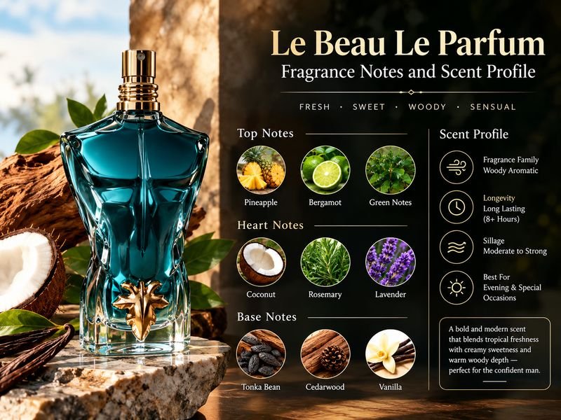 Coconut, tonka bean and sandalwood fragrance note inspiration