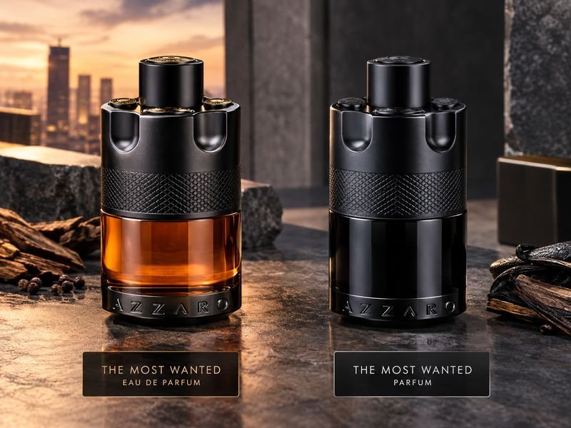 Azzaro The Most Wanted Eau de Parfum and Parfum fragrance versions compared