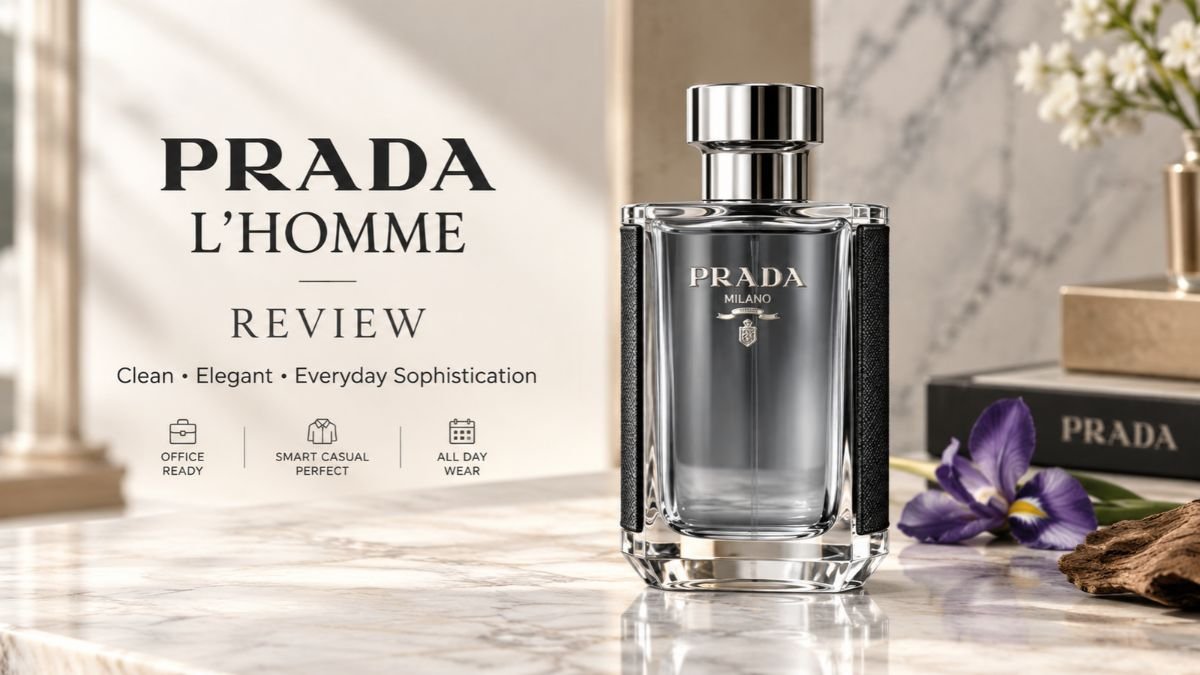 Prada L’Homme Eau de Toilette perfume bottle and packaging