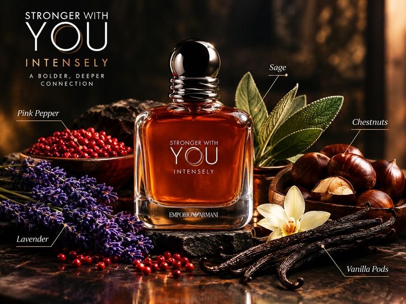 Pink pepper lavender sage chestnut and vanilla fragrance note inspiration