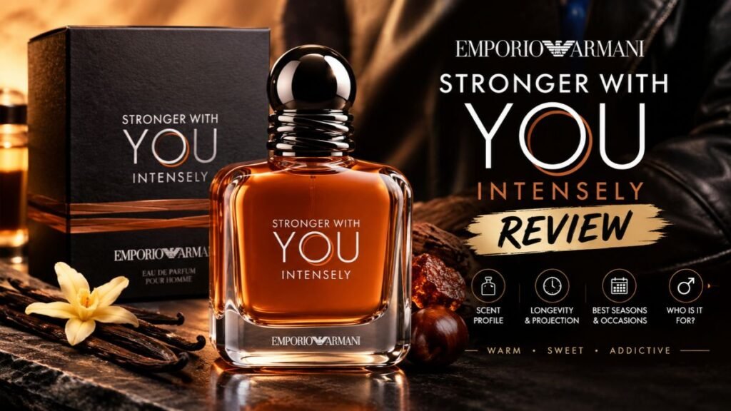 Emporio Armani Stronger With You Intensely perfume bottle