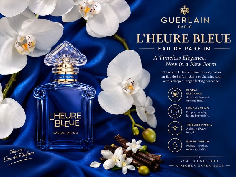 L'Heure Bleue Eau de Parfum contemporary interpretation by Guerlain
