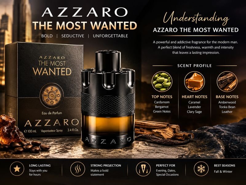 Azzaro The Most Wanted Eau de Parfum bottle and packaging