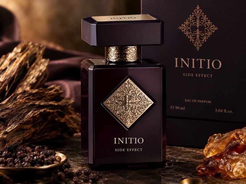 Initio Side Effect fragrance bottle close-up