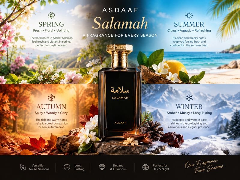 Best seasons to wear Asdaaf Salamah perfume